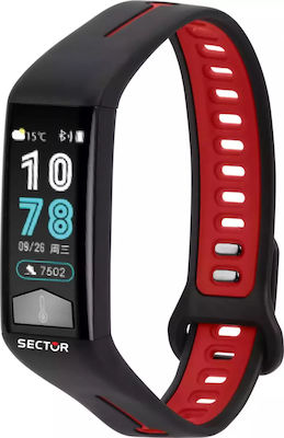 Sector EX-11 Activity Tracker με Παλμογράφο Black/Red