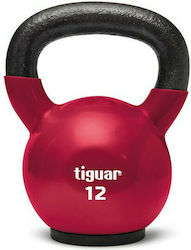 Tiguar Kettlebell Винил 12кг Червен Tiguar Kettlebell Винил 12кг Червен