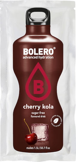 Bolero Χυμός σε Σκόνη 1.5L σε Νερό Cola / Κεράσι Χωρίς Ζάχαρη 9gr