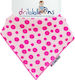Dribble Ons Bandana material textil cu buton Roz