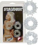 You2Toys Stardust Cock Rings Set Cock Rings Cock Transparent 3buc