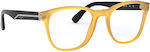 Vogue Women's Acetate Prescription Eyeglass Frames Yellow VO5313 2791