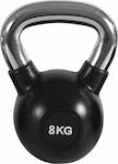 Amila Kettlebell Gummi 8kg Schwarz