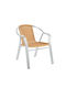 Outdoor-Stuhl Aluminium Jupiter Beige 58x64x67εκ.