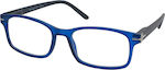 Eyelead E202 Men's Reading Glasses +1.00 in Blue color E 202