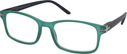 Eyelead E203 Men's Reading Glasses +1.00 in Green color E 203