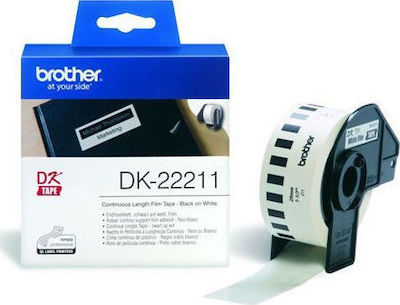 Brother Label Maker Tape 15.2m x 29mm White