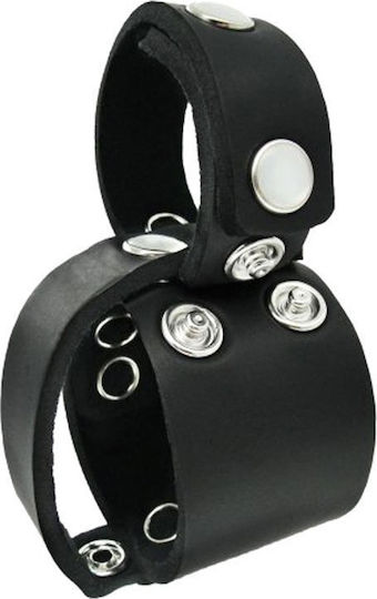 XR Deluxe Neoprene Vault Ball Stretcher + Cock Ring Ring Hoden Schwarz