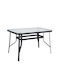 Tisch Stabil Sun Schwarz 150x90x70cm