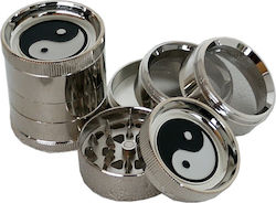 Grinder Ying Yang 52mm Silber
