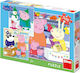 Kids Puzzle Peppa Pig Joyfull Afternoon 55pcs Dino
