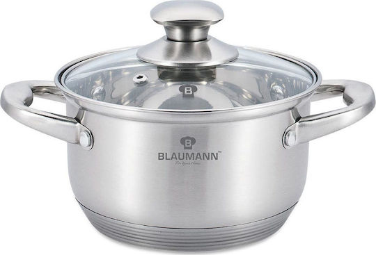 Blaumann Satin Gourmet Line Tiefer Edelstahl-Topf 4.3Es / 22cm