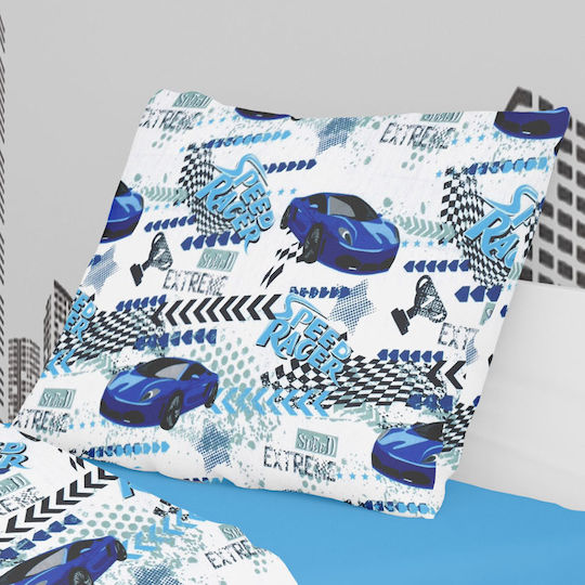 Dimcol Speed Racer Kids Pillowcase 50x70cm 291 1925883125029198