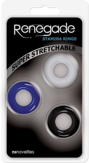 Ns Novelties Renegade Stamina Rings Multi Color