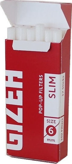 Gizeh Pop Up Vată pentru țigări Simplu 6mm 102x1buc