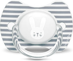 Suavinex Rabbit 2 Suzeta Silicon cu husă Dungi ...