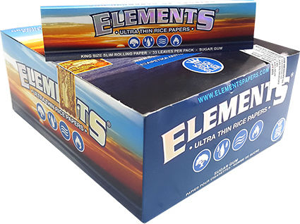 Elements Slim Foițe de Țigări Rulate Slim King Size 33 foi 50buc