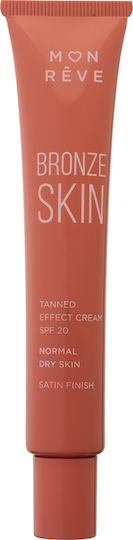 Mon Reve Bronze Skin Light Cream Face Day Tinted and SPF20 30ml