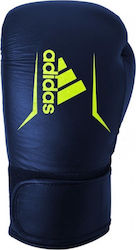 Adidas Speed 175 Synthetic Leather Boxing Competition Gloves Blue Navy