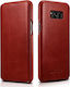 iCarer Vintage Series Side-Open Book Leather Re...
