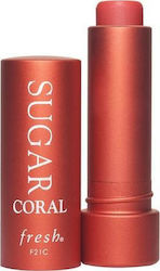 Fresh Sugar Tinted Lip Balm Coral Tinted Lip Treatment Sunscreen SPF 15 4.3gr