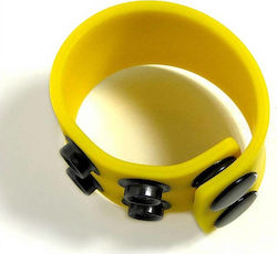 Boneyard Ball Strap Ring Testicle Silicone Yellow