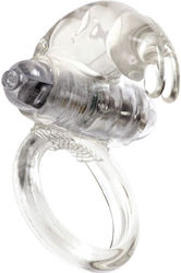 Seven Creations Classic Rabbit Cock Ring 3cm Clear