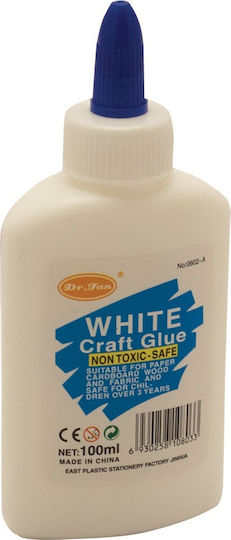 Adeziv lichid Dr.Fan White Craft Glue pentru Hârtie 100ml