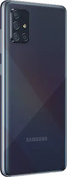 Samsung Handy Ersatzabdeckung Schwarz Crush Black Galaxy A71