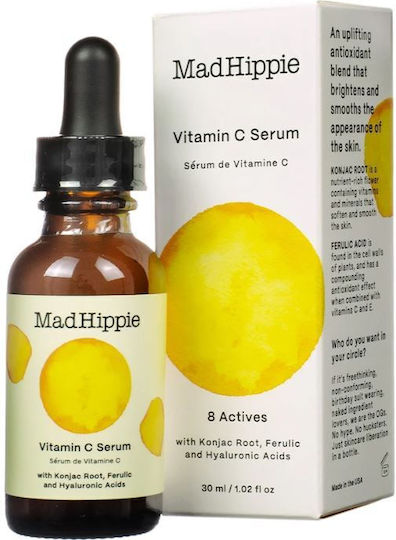 Mad Hippie Vitamin C Αντιγηραντικό Serum Προσώπου με Βιταμίνη C & Βιταμίνη E 30ml