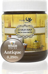 Mondobello Chalk Wax Κερί για Χρώμα Κιμωλίας Antique Καφέ 250ml