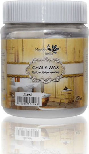 Mondobello Chalk Wax Candle for Chalk Paint White 250ml 030702002