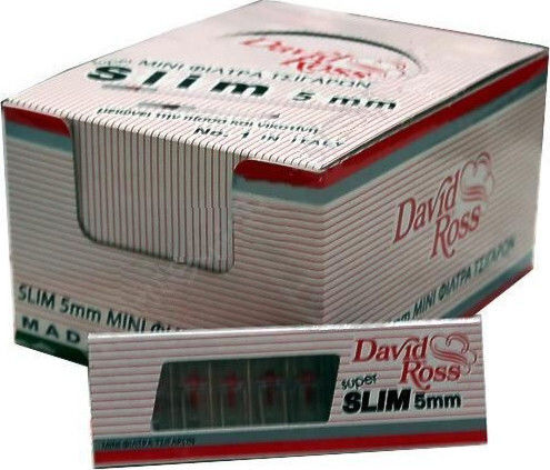David Ross Cigarette Pipes Super Slim 5mm 24 x 10pcs