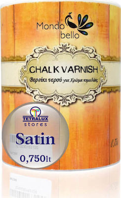 Mondobello Chalk Varnish Βερνίκι για Χρώμα Κιμωλίας Satin Clear Διάφανο 750ml