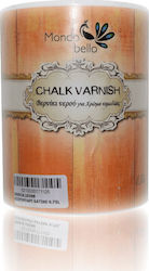 Mondobello Chalk Varnish Varnish for Chalk Colour Satin Amber Amber Πορτοκαλί 750ml