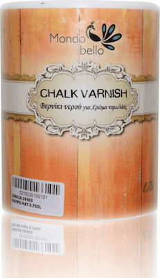 Mondobello Chalk Varnish Varnish for Chalk Colour Mat Black 750ml