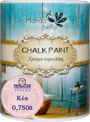 Mondobello Chalk Paint Χρώμα Κιμωλίας Κέα/Ροζ 750ml