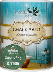 Mondobello Chalk Paint Χρώμα Κιμωλίας Ζάκυνθος/Πράσινο 750ml