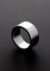Triune Heavy Gauge C-Ring Пръстен Петел Металик Сребрист