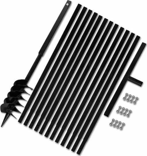 vidaXL Hand Drill with 120mm Handle and 13m Steel Extension Tube 270525