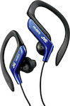 JVC Ακουστικά Ψείρες In Ear HA-EB75 Τύπου Ear Hook Μπλε