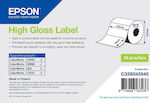 Epson High Gloss 415 Selbstklebende Etikettenrollen 102x76mm 1Stück