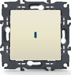 Aca Prime Recessed Wall Switch Single Without F...
