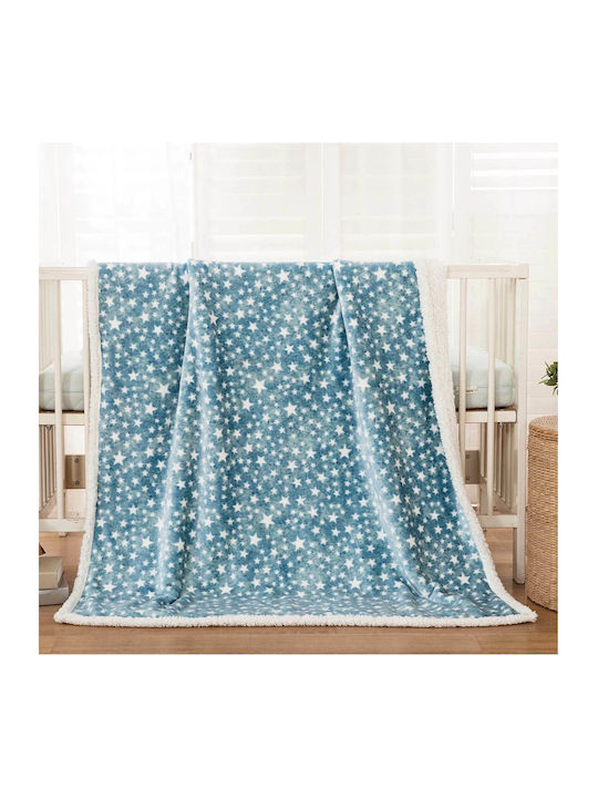 Beauty Home Blanket Cot Art 5136 Velvet Light B...