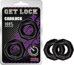 Chisa Novelties Get Lock Cadiluck Black 2pcs