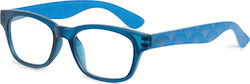 Looplabb Momo LL06B Women's Reading Glasses +1.50 Blue