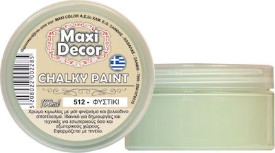 Maxi Decor Chalky Paint Colour Chalk 512 Φυστικί 100ml