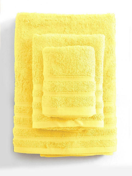 Rythmos Badetuchset 5Stk Lagoon 15 Yellow Gewicht 470gr/m²