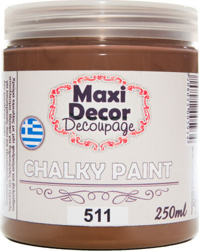 Maxi Decor Chalky Paint Χρώμα Κιμωλίας 511 250ml chp-511-250
