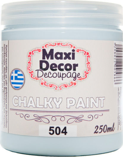 Maxi Decor Chalky Paint Χρώμα Κιμωλίας 504 250ml chp-504-250